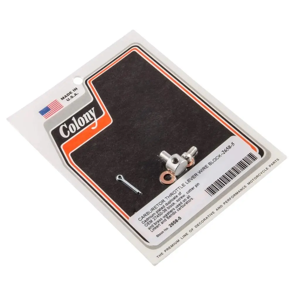 2658-5 Carb Throttle Lever Wire Block 1