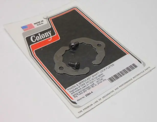 24015-36 Old 370-36 Pinion And Sprocket Shaft Lock Plate Kit 2384-4 Colony Usa 1