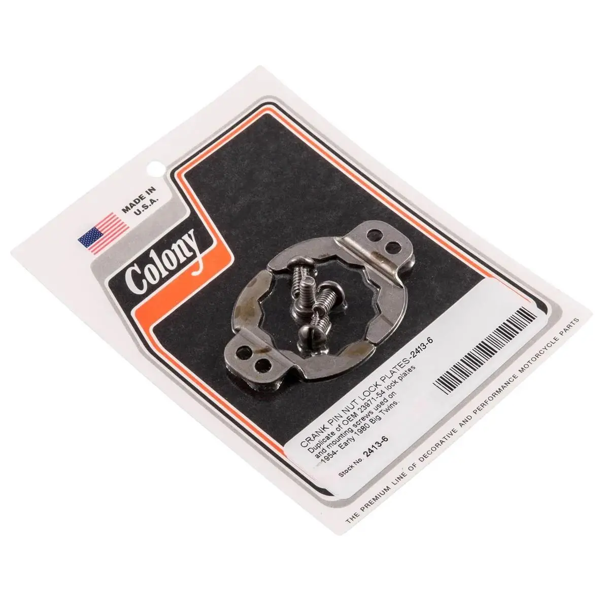 23971-54 Crank Pin Nut Lock Plate Kit Colony Usa 2413-6 1