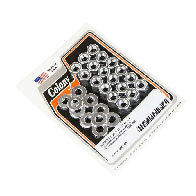 7753 Nuts & 6702 Washers Cad Plated Kit As Stock Colony Usa 8609-36 1