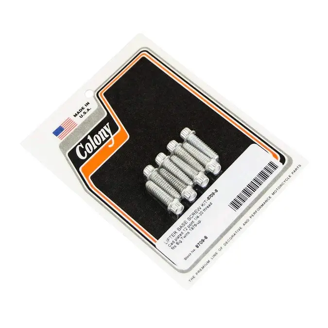 3770 Lifter Base Screw Kit Cad Plated Colony Usa8709-8 1