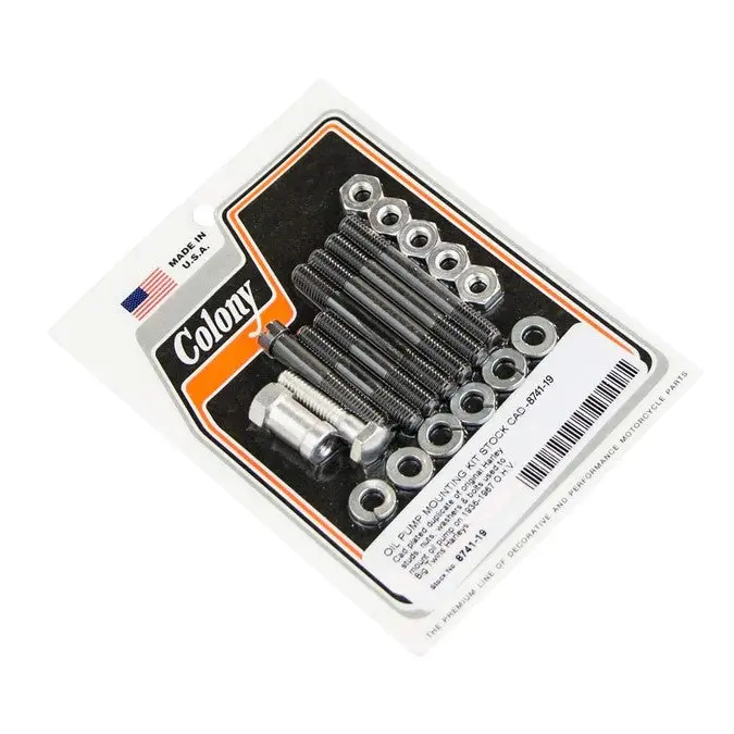 8741-19 Oil Pump Mounting Kit Stock Cad Plated Colony Usa 1