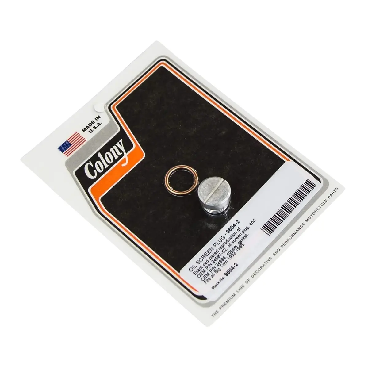 24987-52 Tappet Oil Screen Cap 9604-2 Colony Usa 1
