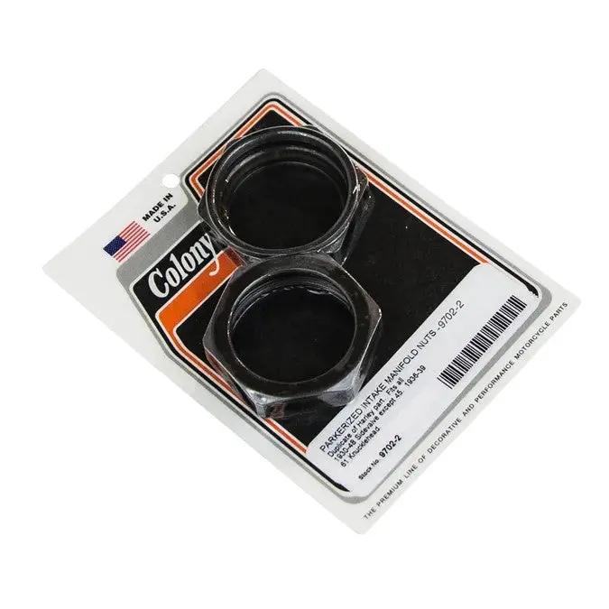 27050-30 Old 1115-30 Parkerized Intake Manifold Nuts Colony Usa 9702-2 1