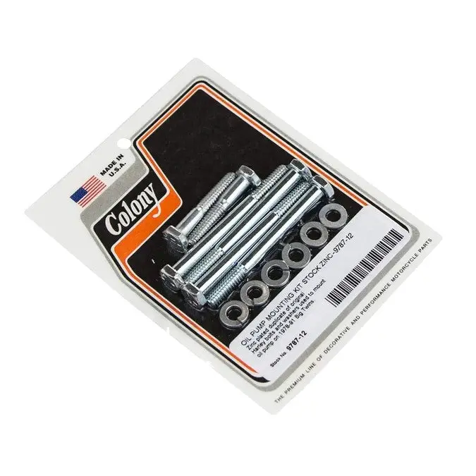 9787-12 Oil Punp Mounting Kit Stock Zinc Plated Colony Usa 1