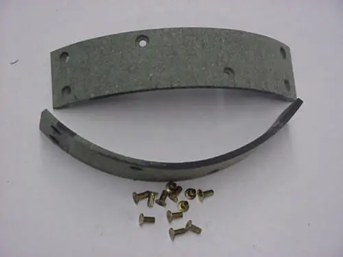 41848-38A Old 4044-38 Rear Brake Shoe Lining Set And Rivets 1