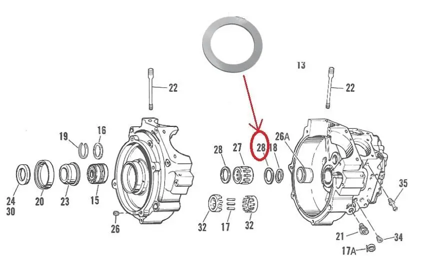 24692-58 Bearing Washer 1