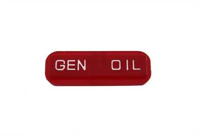 71350-47 Old 4526-47 Instrument Panel Lens Gen Oil 1