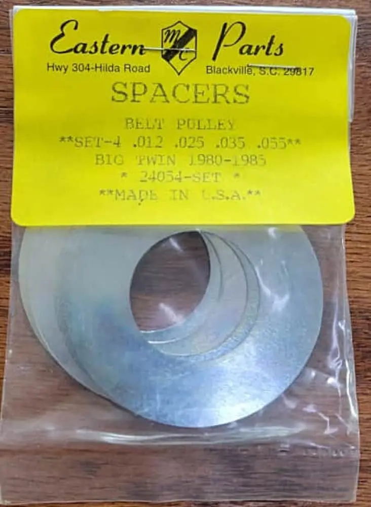 24054-Set Sprocket Spacer Kit Belt Drive 1