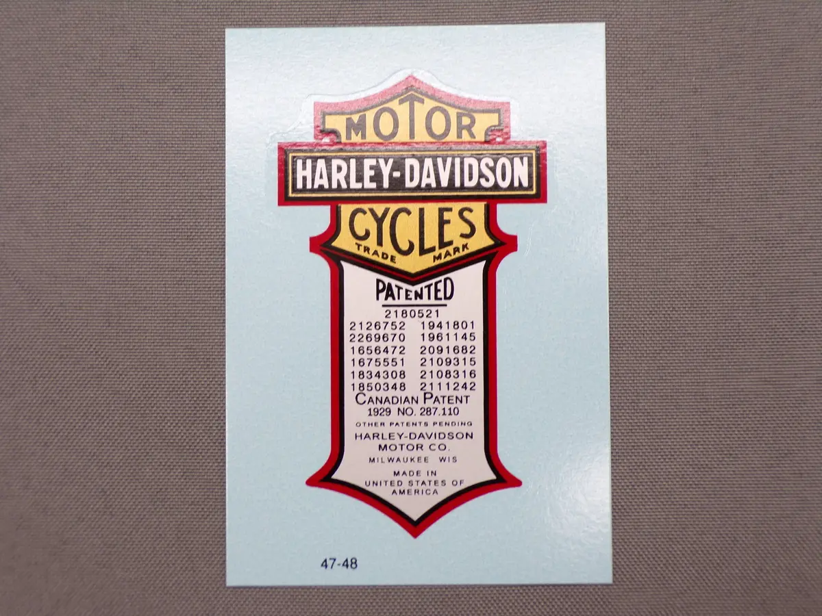 62535-08C Old 5919-08 1947-1948 Oil Tank Decal 1