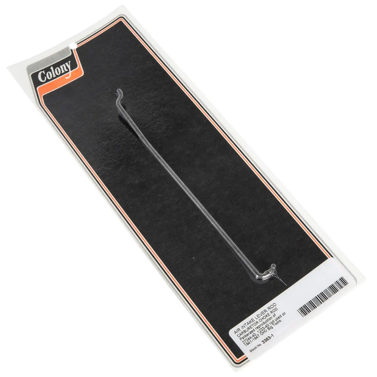 27244-40 Old 1233-40 Parkerized Choke Rod Colony Usa 3363-1 1