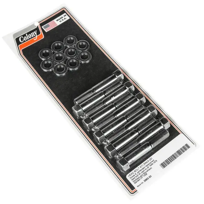 16814-48P Old 14-48 Parkerized Grade 8 Head Bolt Kit 2963-20 Colony Usa 1
