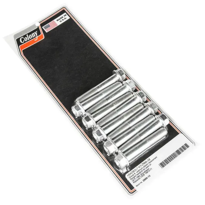 16414-77 Cad Plated Head Bolt Kit 2966-10 Colony Usa 1