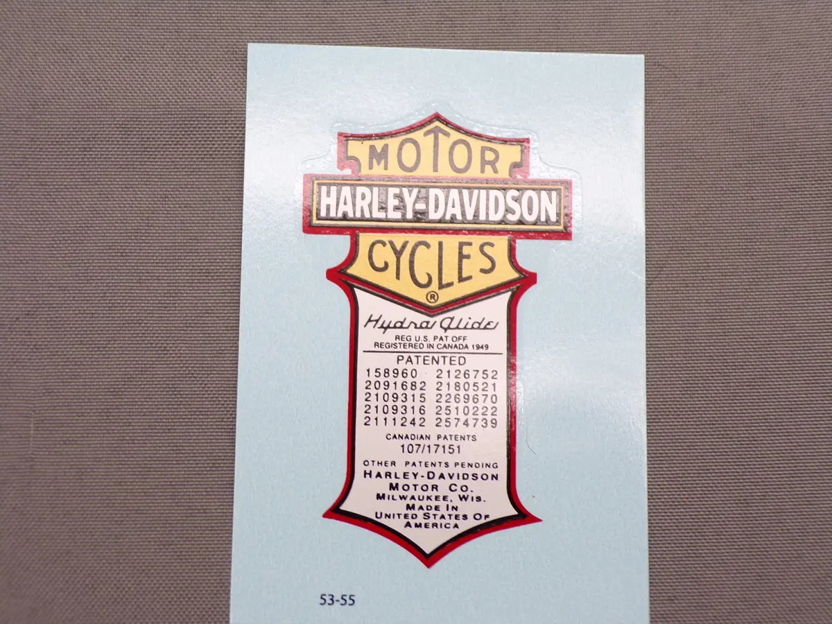62535-08F Old 5919-08 1953-1955 Oil Tank Decal 1