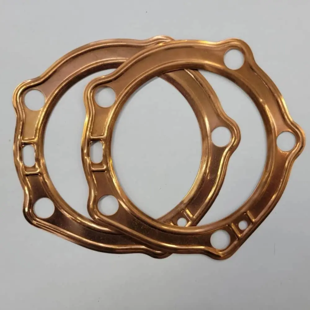 16770-48C Old 12-48  Panhead Head Gaskets Copper Usa 1
