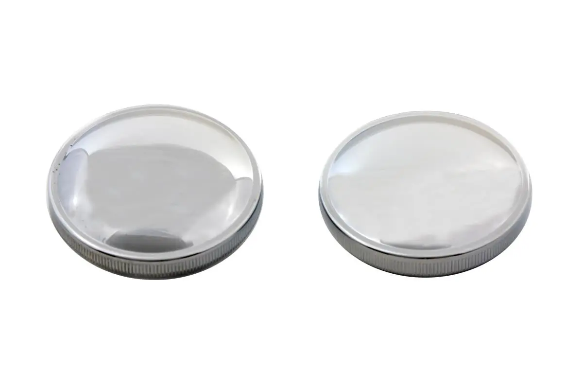 61102-73 And 61103-73A Chrome Gas Cap Set 1