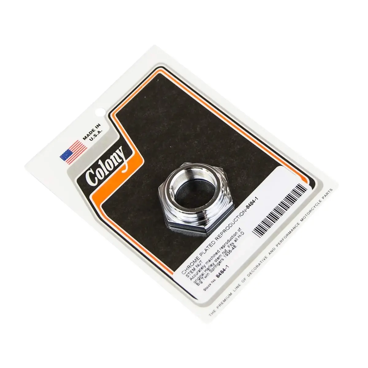 46561-36C Old 2759-36A Chrome Springer Stem Nut Colony Usa 8484-1 1
