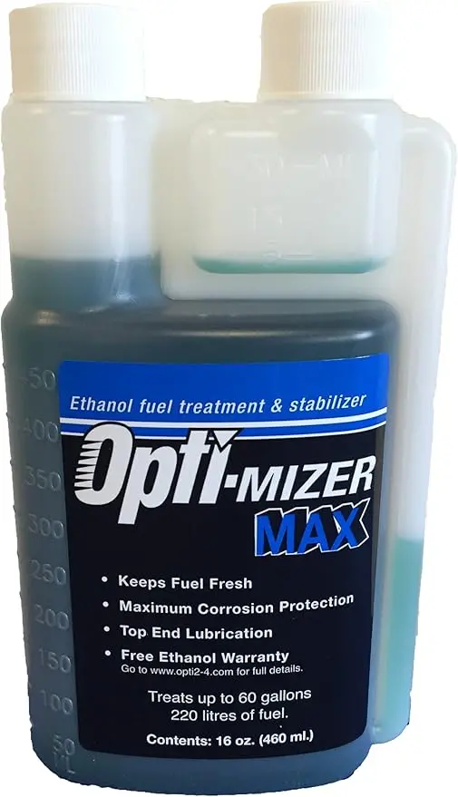 Opti-Mizer Ethanol Fuel Treatment Stabilizer With Chamber, 16 Fl Oz., 61612M 1