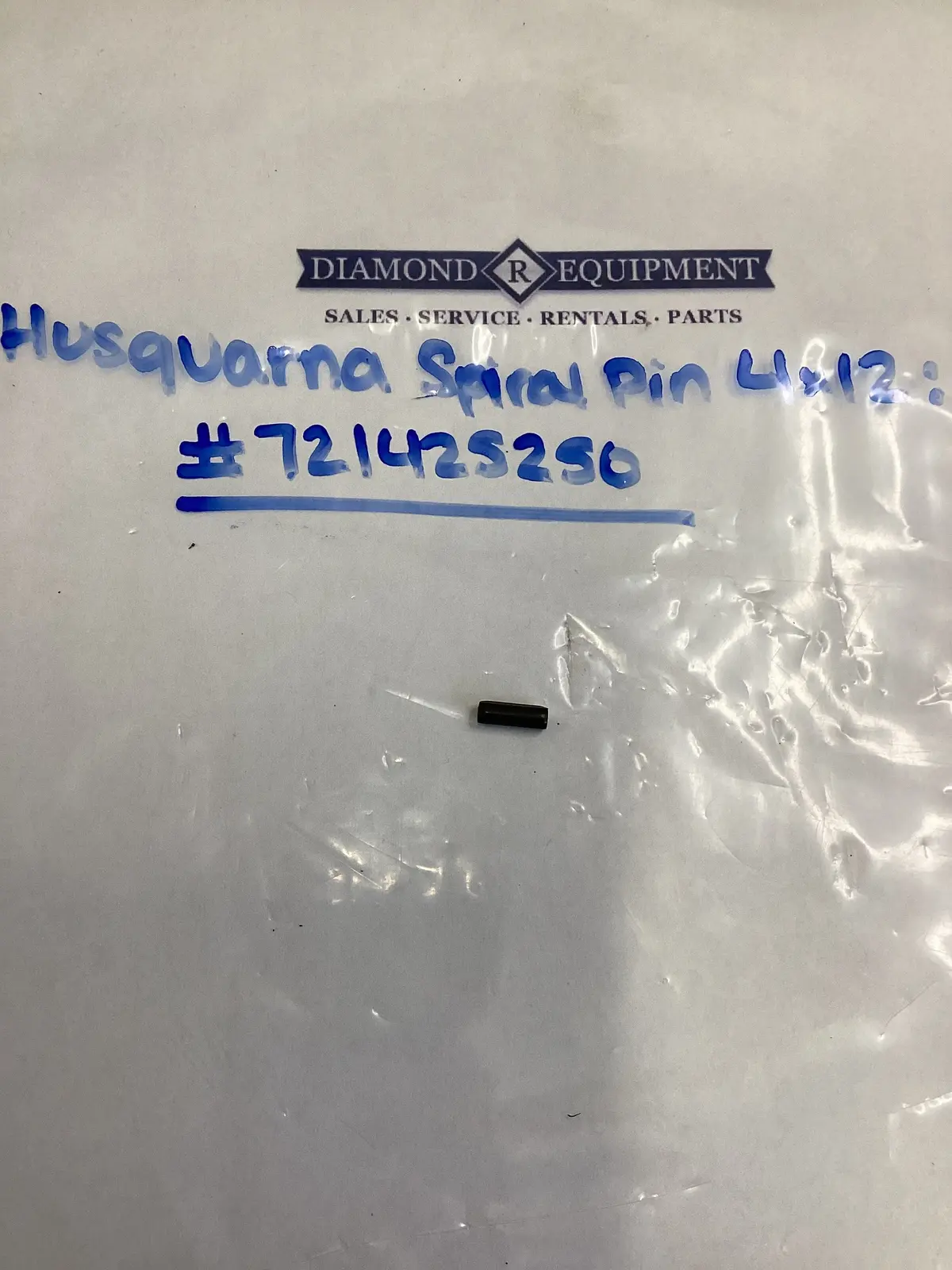 Husqvarna Spiral Pin: #721425250 1