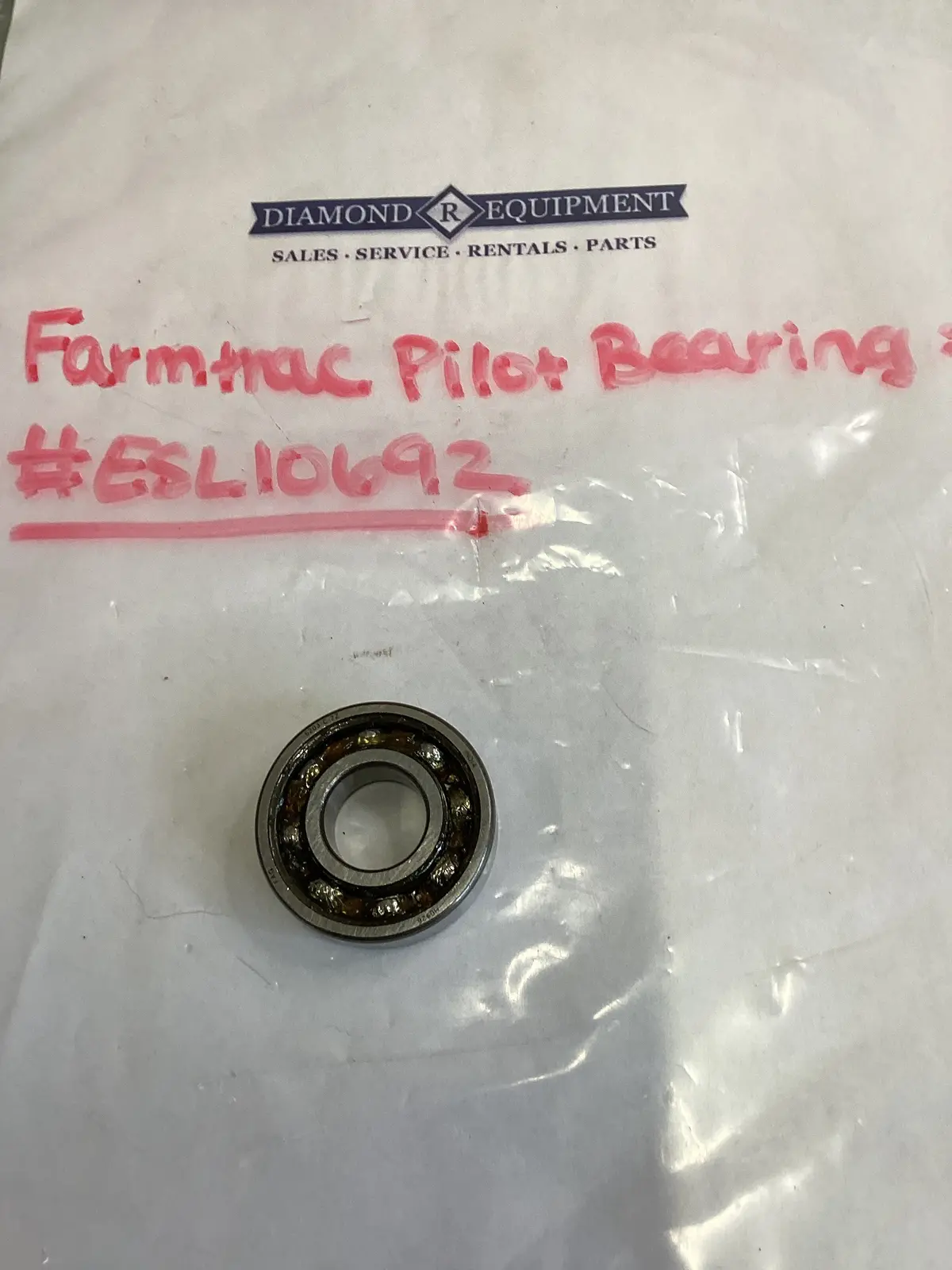 Farmtrac Pilot Bearing: #Esl10692 1
