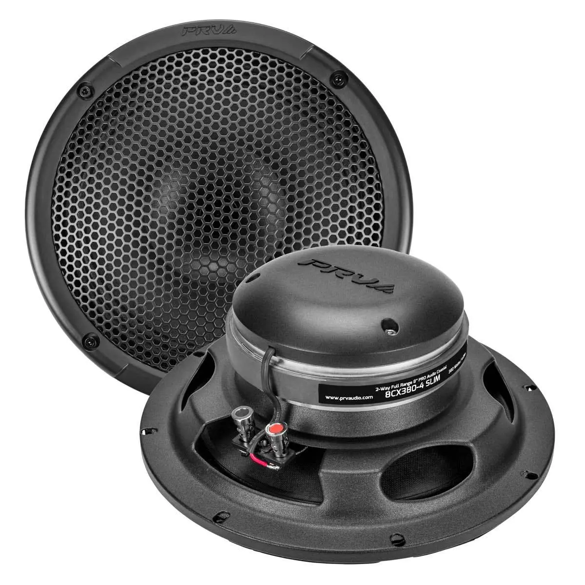 Prv Audio - 8��� Full Range Slim Coaxial Loudspeaker (8Cx380-4 Slim) 1