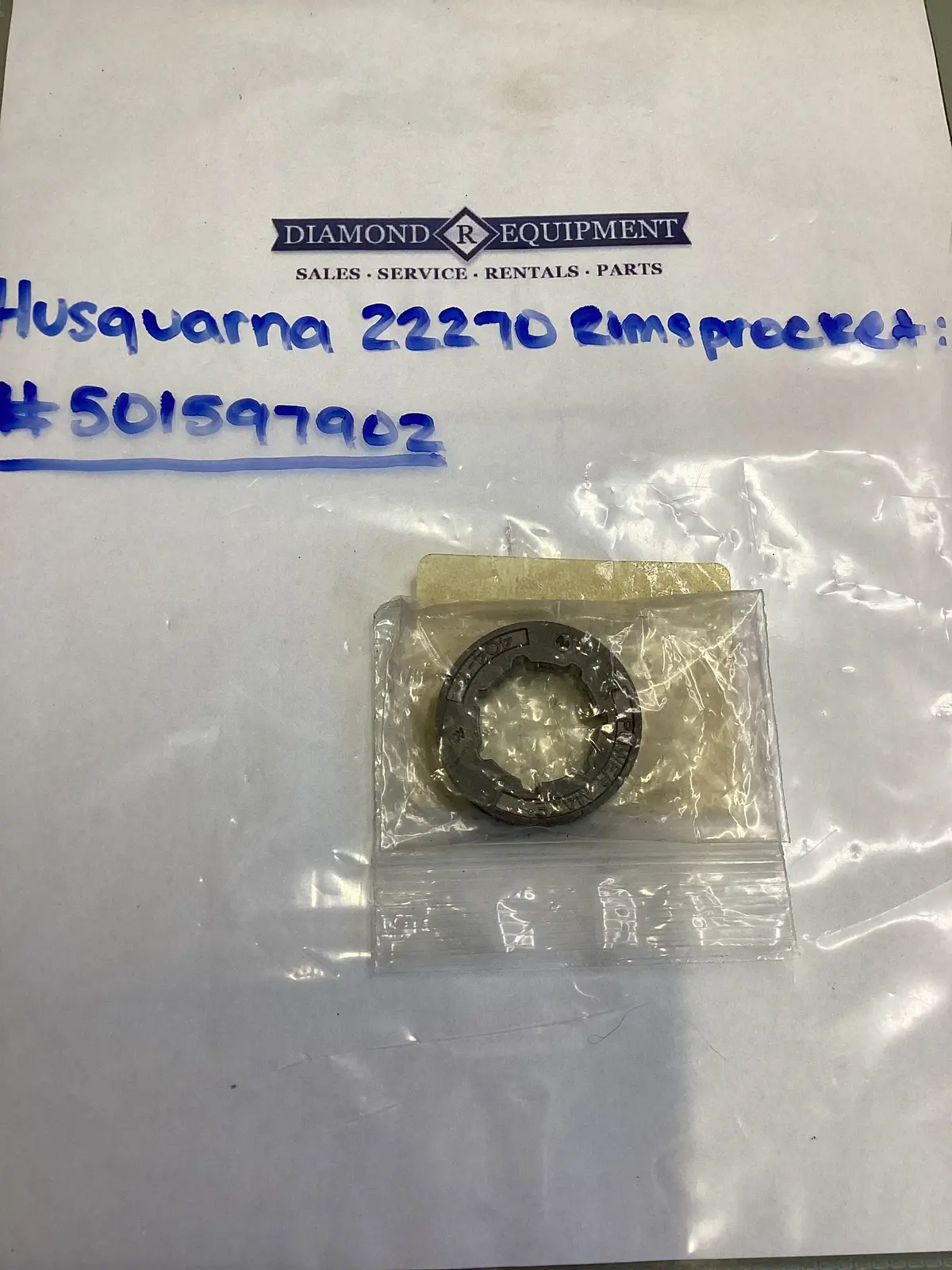 Husqvarna 22270 Rimsprocket: #501597902 1