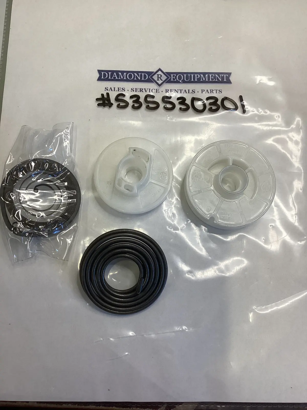 Husqvarna Starter Spring/Pulley Kit #535530301 1