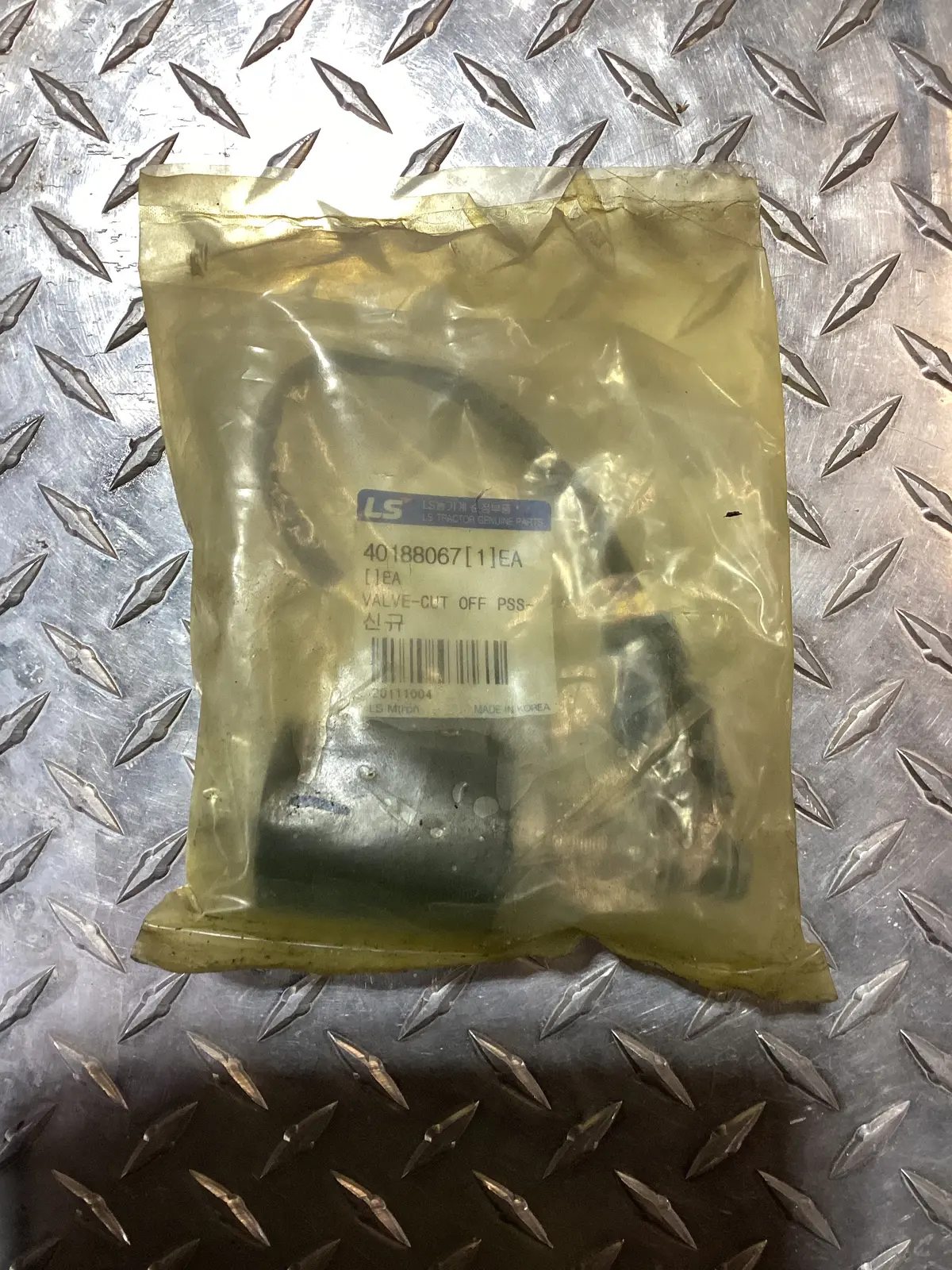 Ls Tractor Pss Valve Cut-Off, 40188067 1
