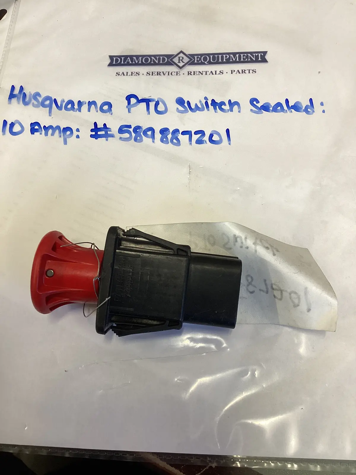 Husqvarna Pto Switch 10 Amp Sealed: #589887201 1