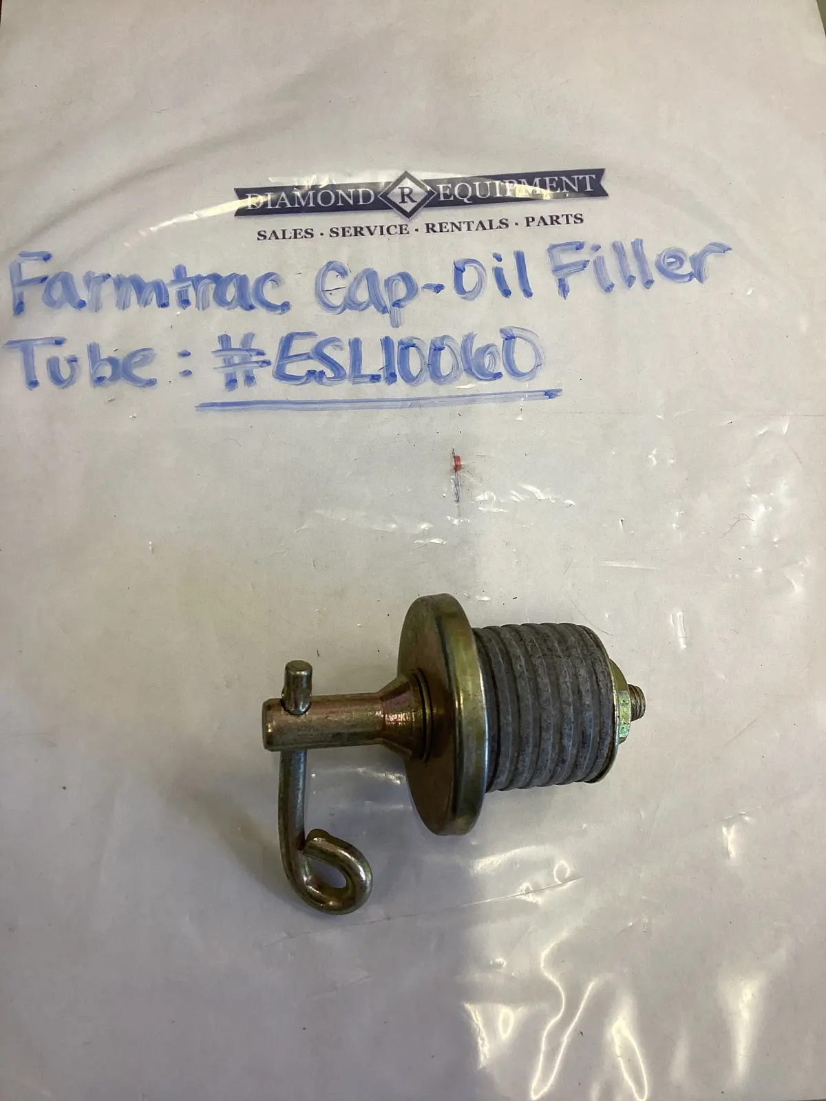 Farmtrac Cap-Oil Filler Tube: #Esl10060 1