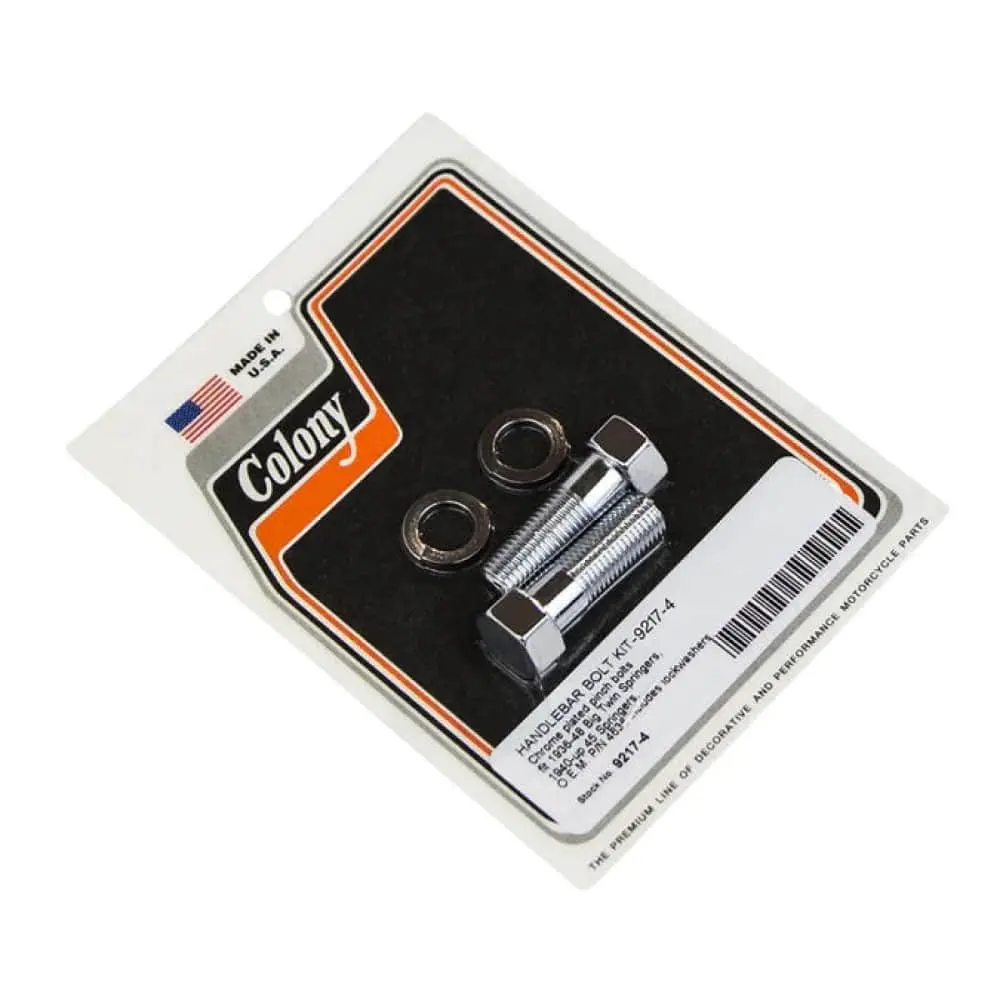9217-4 Handlebar Bolt And Washer Kit Chrome Colony Usa 1
