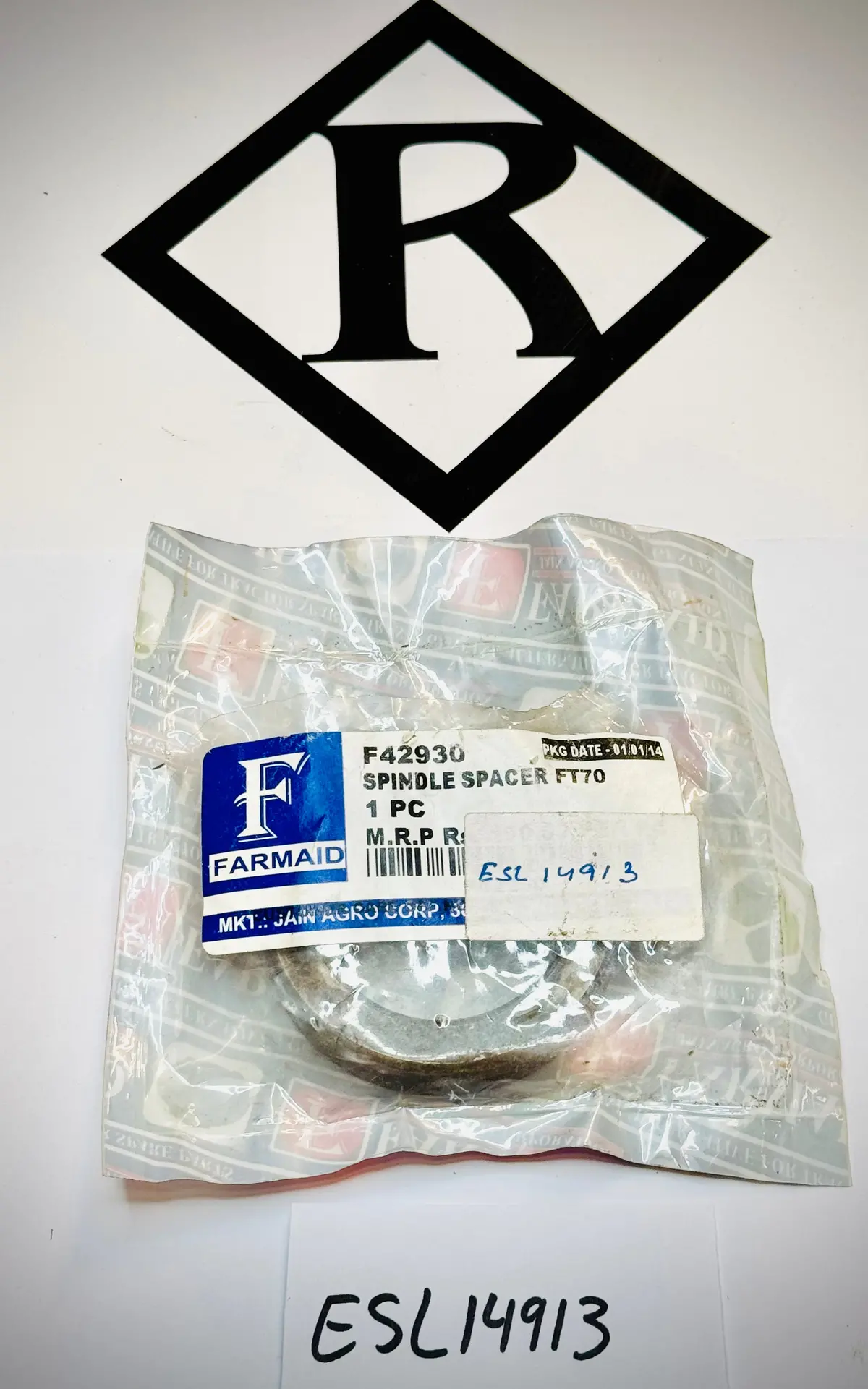 Farmtrac Spindle Front Wheel Spacer Esl14913 1