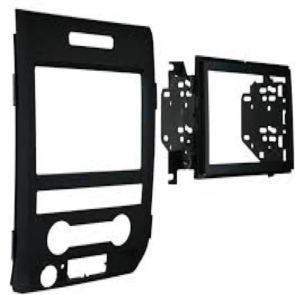 Metra Ford F-150 2009-Up Ddin For Single Vent Climate-Soft Black Finish (95-5820B) 1