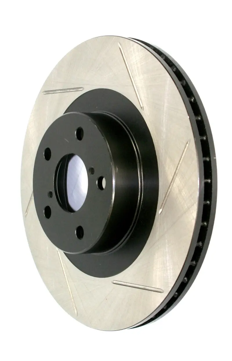 Stoptech Power Slot 04-06 Audi Tt Quattro / 04 Vw Golf R32 Left Rear Slotted Rotor 1