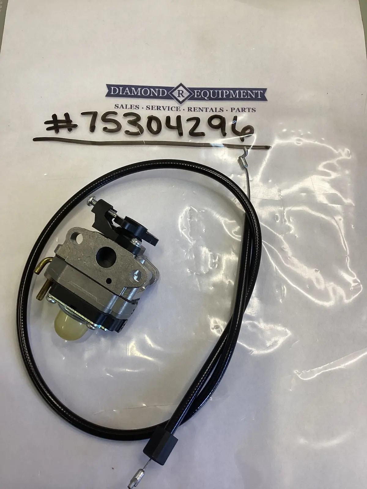 Mtd Carburetor: #75304296 1