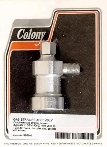 62250-41 Old 3623-41M Gas Strainer Assembly Colony 9660-1 1