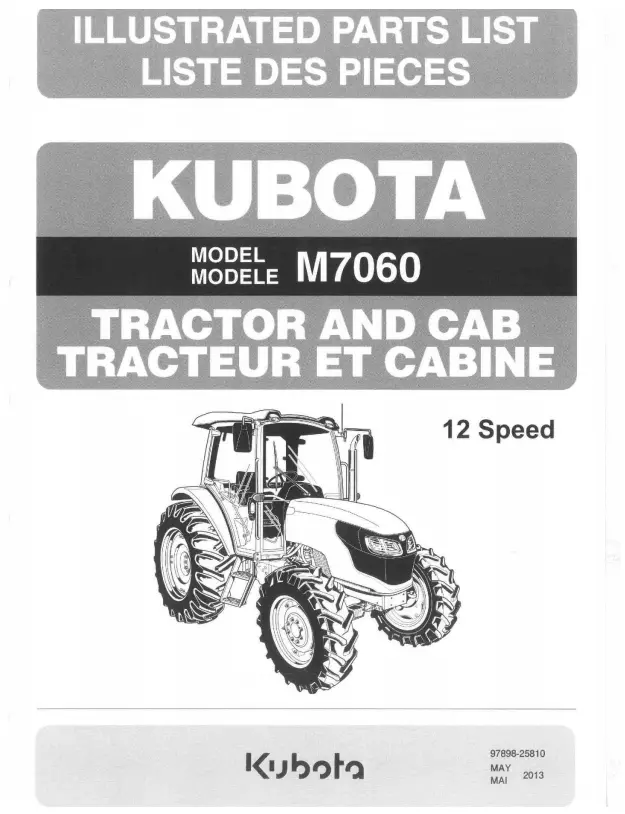 M7060hdrc12 Parts Manual 1