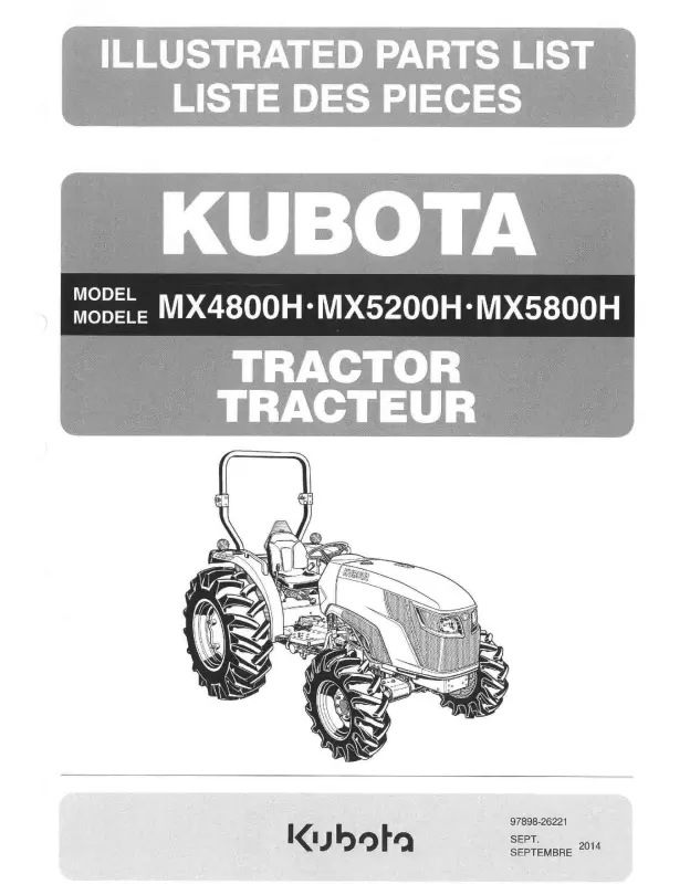 Mx5200hst Parts Manual 1