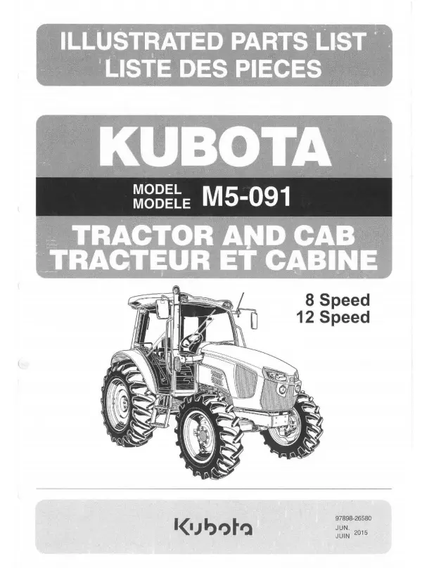 M5-091Hdrc12 Parts Manual 1