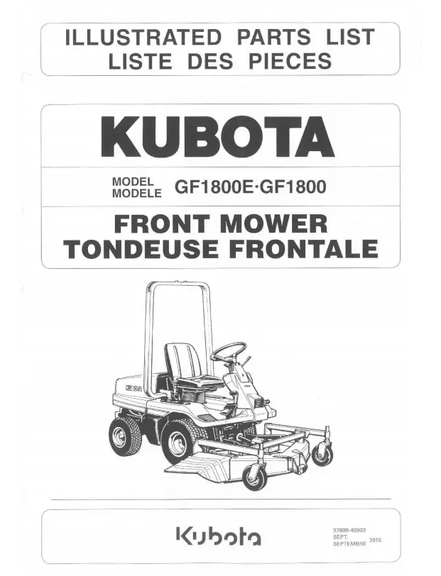 Gf1800e-R-2 Parts Manual 1