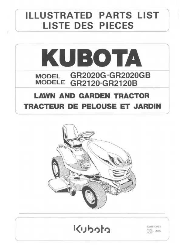 Gr2120 Parts Manual 1