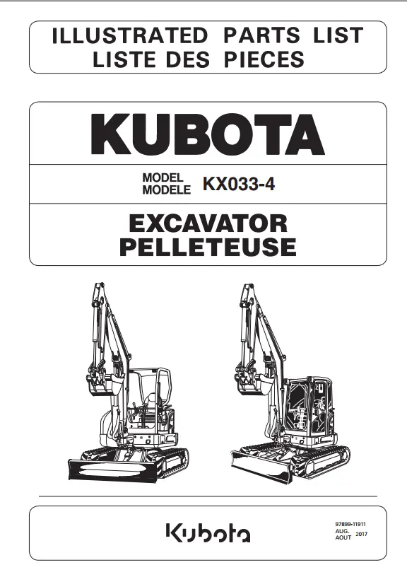 Kx033-4 Parts Manual 1