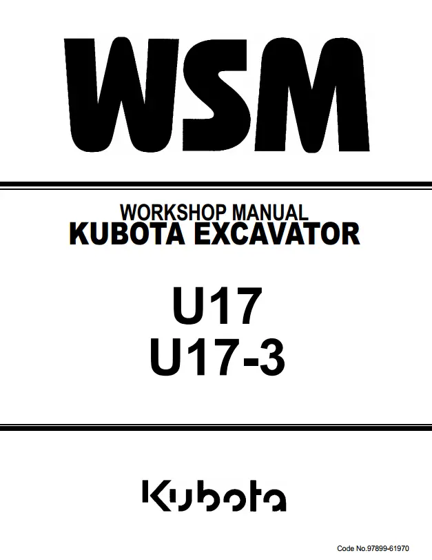 U17-3 Service Manual 1