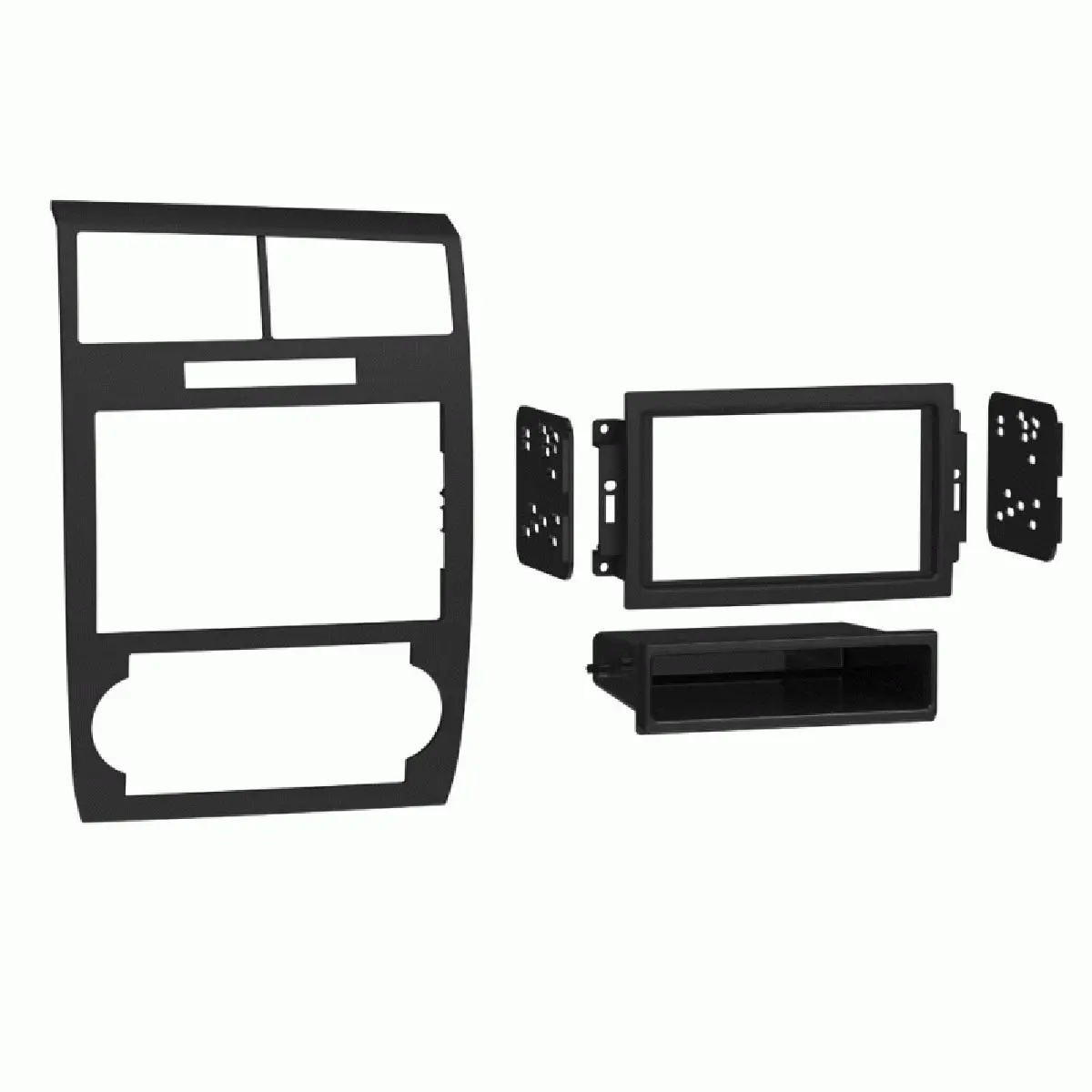 Metra Dodge Charger Non Nav Ddin Bezel/Kit 2005-07 Blk (99-6519B) 1