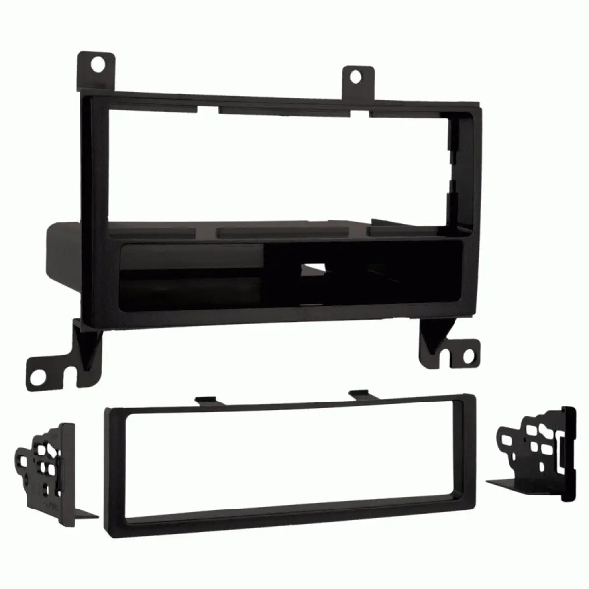 Metra 2007 Santa Fe / 1 Din With Pocket Kit-Black (99-7325B) 1