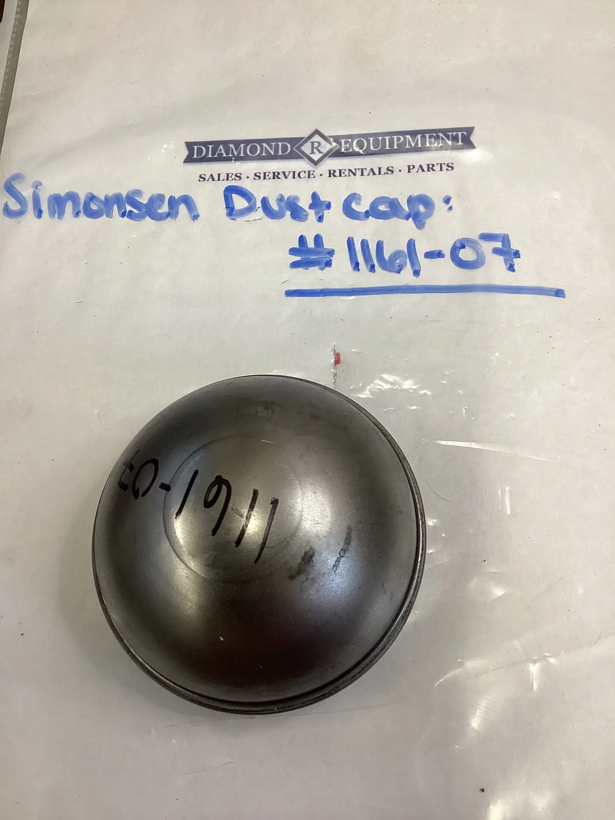 Simonsen Dust Cap: #1161-07 1