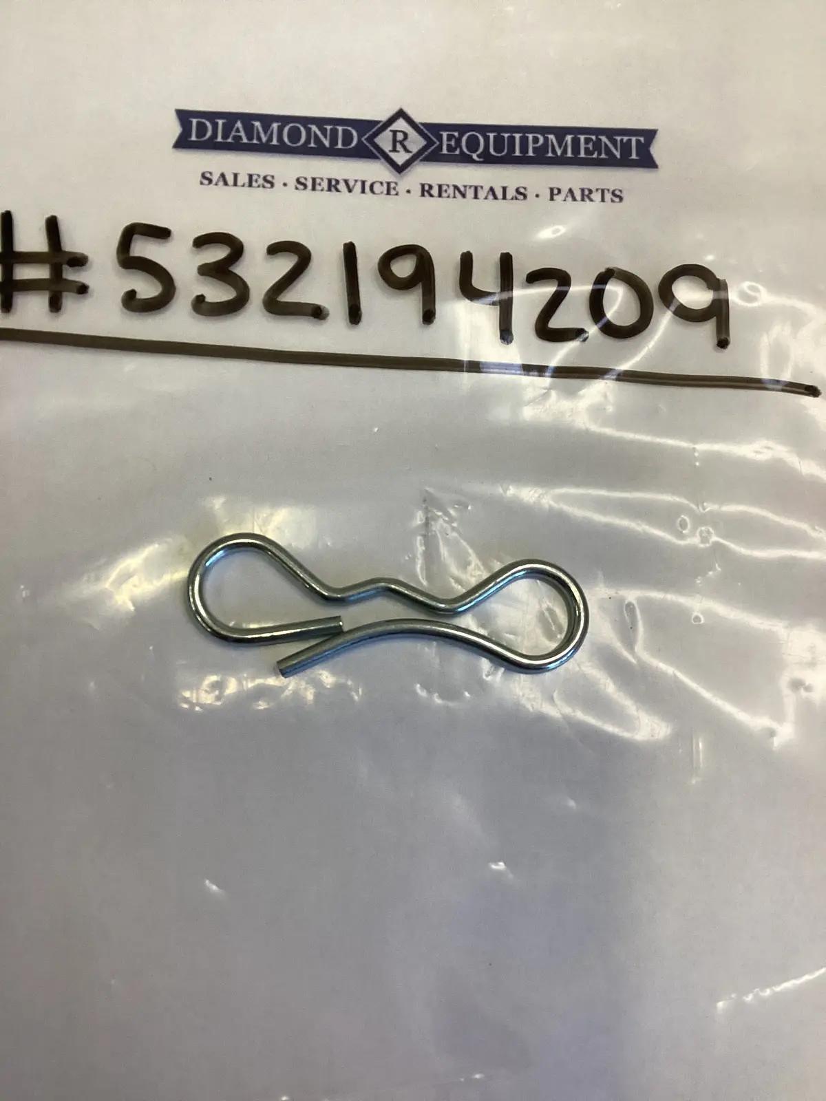 Husqvarna Cotter Pin 7/16 Bow Tie Lock: #532194209 1