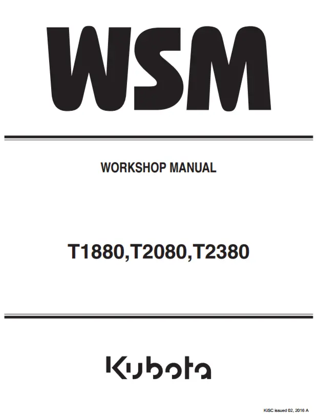 T2080 Service Manual 1