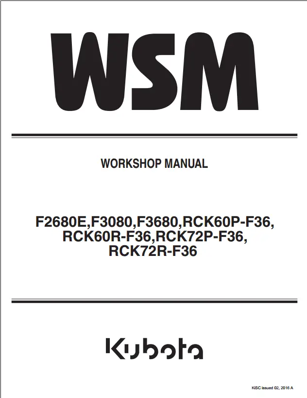 F3080 Service Manual 1