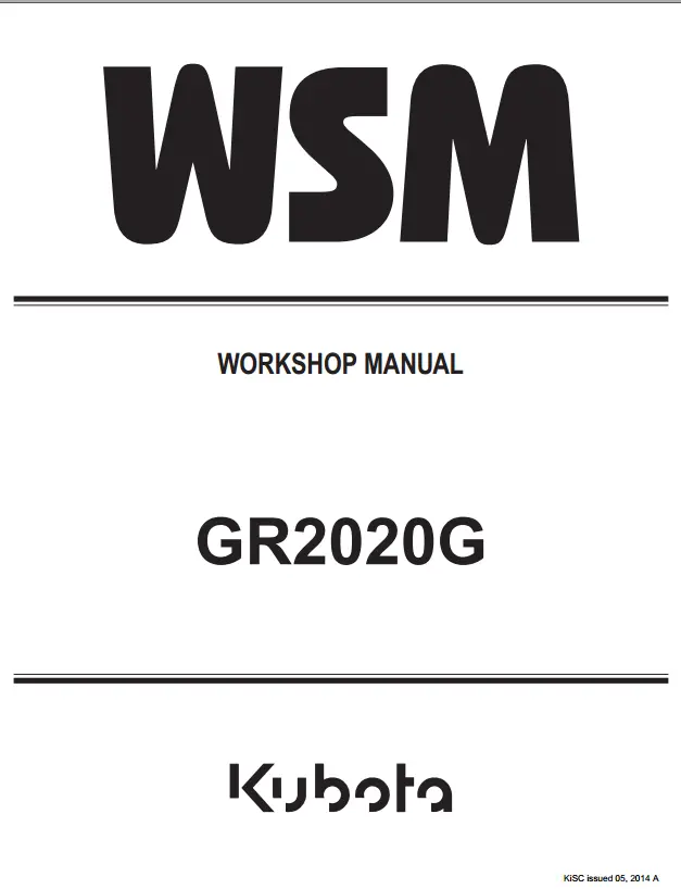 Gr2020 Service Manual 1